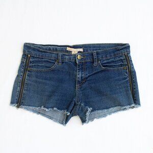 2.1 Denim Cut Off Jean Shorts - Side Zipper